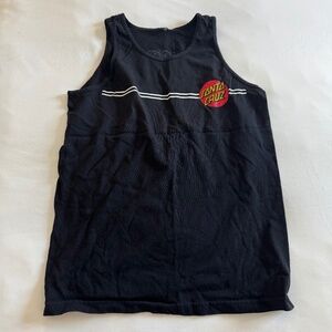 Santa Cruz skateboards black tank